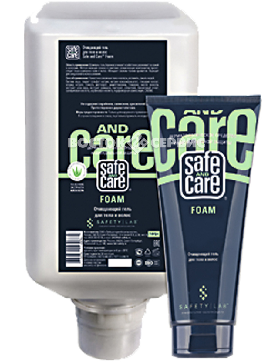 Шампунь-гель очищающий Safe and Care ФОАМ 2000 мл